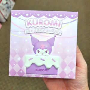 Brand New Sanrio Kuromi Cake Slice Figure Mini Storage